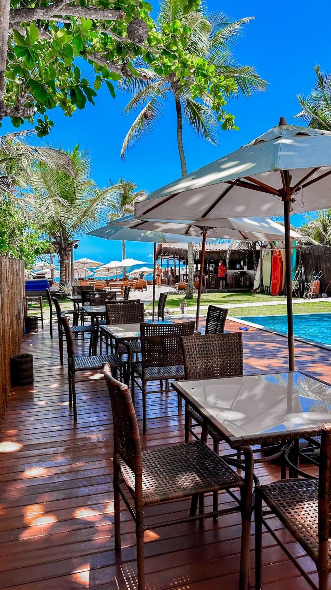 Pousada Villa Zena - Frente Ao Mar - Pe Na Areia Porto Seguro Exteriör bild